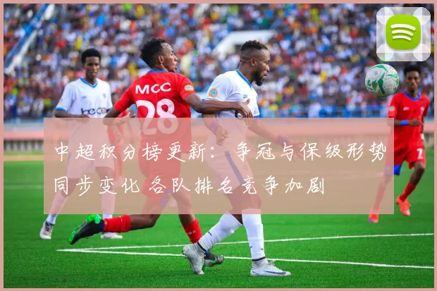 中超积分榜更新:争冠与保级形势同步变化 各队排名竞争加剧
