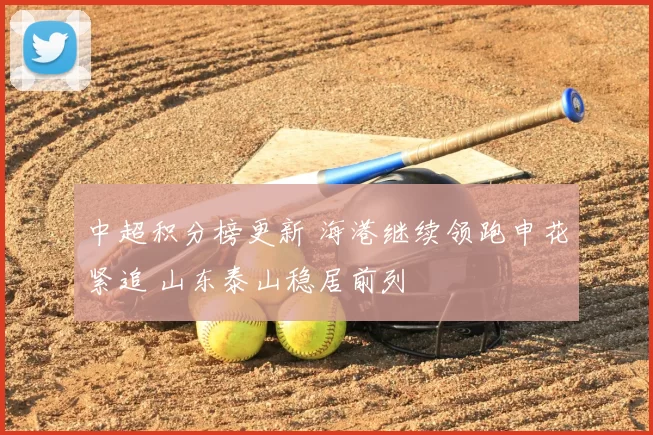 中超积分榜更新 海港继续领跑申花紧追 山东泰山稳居前列